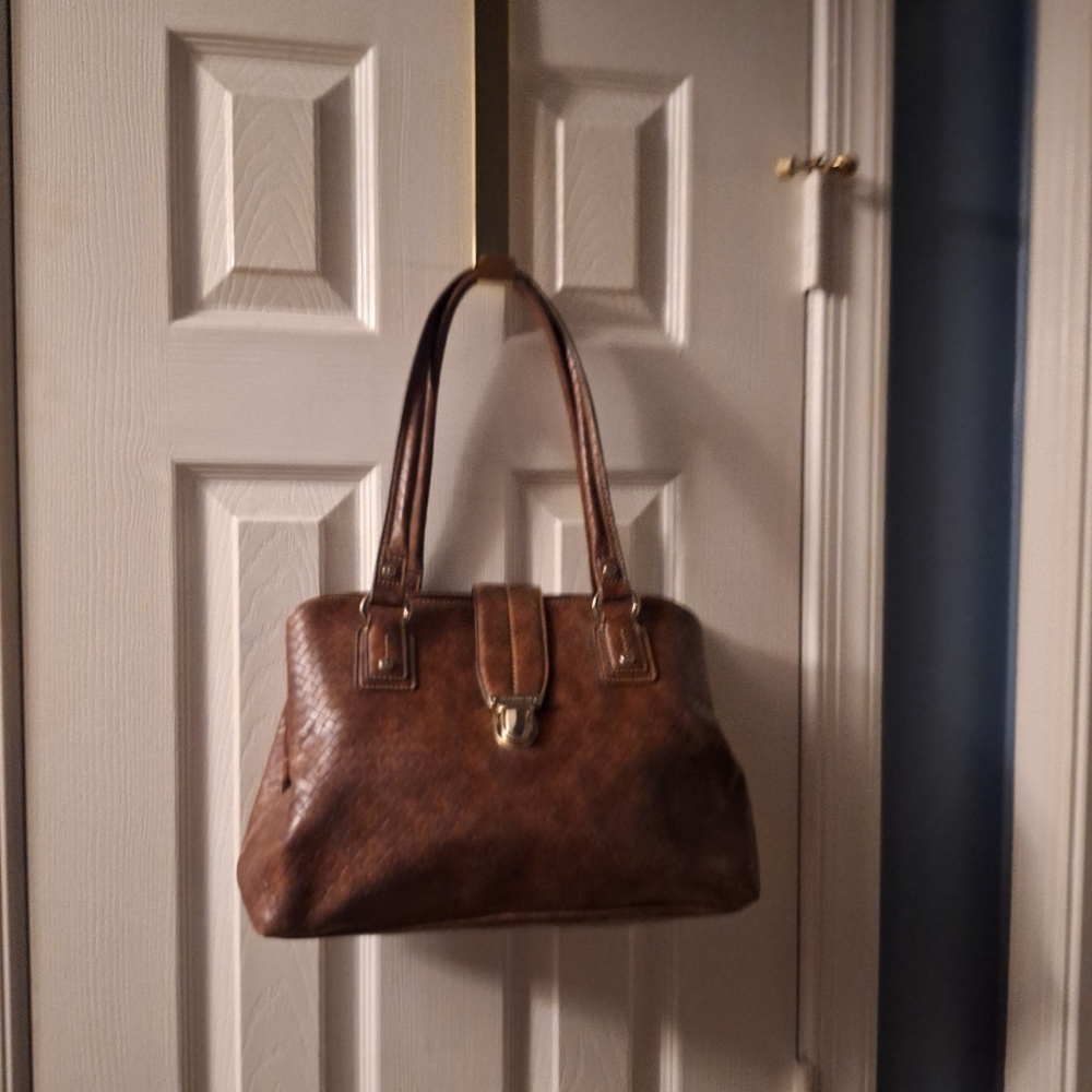 Liz Claiborne Brown Satchel Bag